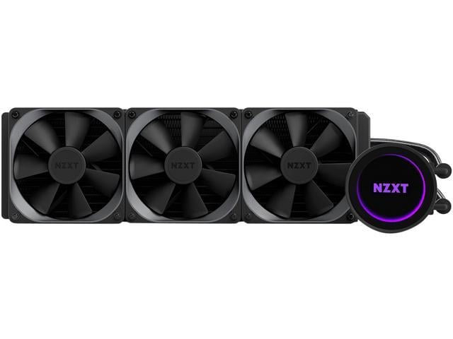 NZXT Kraken X72 360mm - All-In-One RGB CPU Liquid Cooler - CAM-Powered -  Infinity Mirror Design - Performance Engineered Pump - Reinforced Extended 