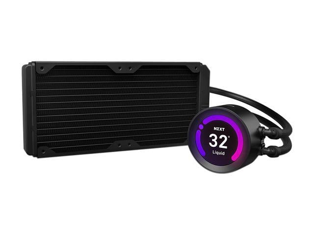 NZXT Kraken Z53 240mm Liquid Cooler with LCD Display - Black - Newegg.com