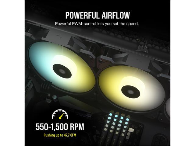 CORSAIR iCUE SP120 RGB ELITE Performance 120mm PWM Triple Fan Kit