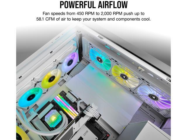 PC/タブレット PCパーツ CORSAIR iCUE ML120 RGB ELITE Premium 120mm PWM Magnetic Levitation 