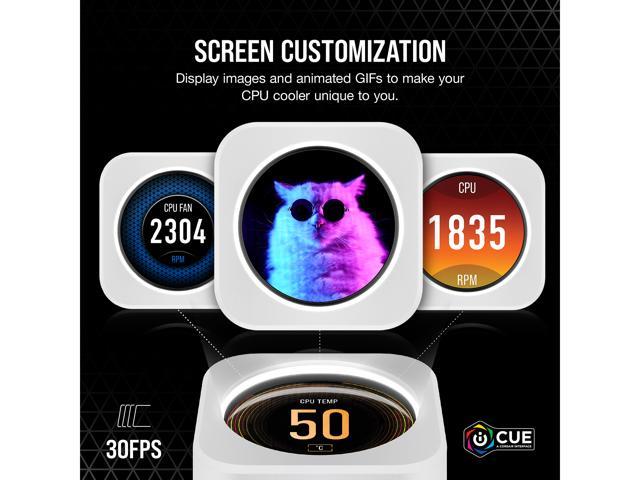 CORSAIR iCUE ELITE CPU Cooler LCD Display Upgrade Kit - White