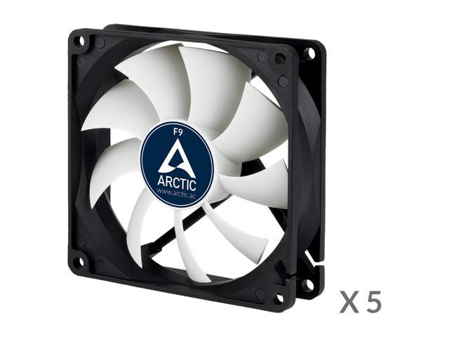 Arctic F9 Value Pack 90mm Standard Low Noise Case Fan Cooling 5 Pack