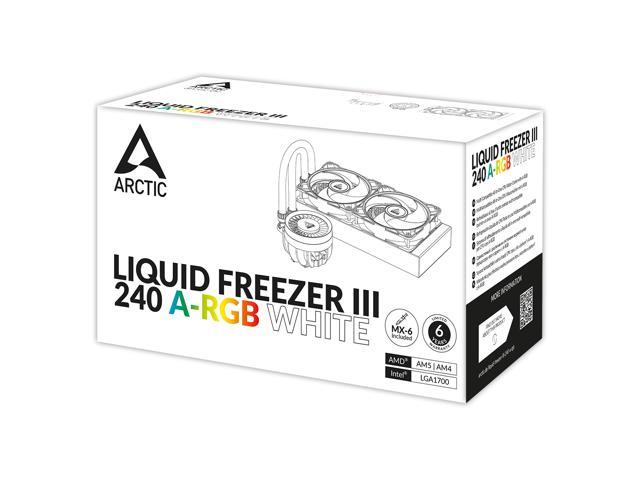 ARCTIC COOLING Liquid Freezer III - 240 A-RGB (White): All-in-One CPU ...