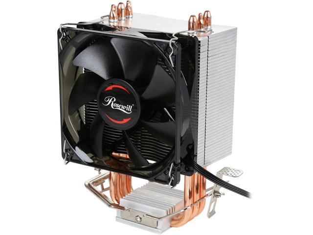Rosewill ROCC-16003 Long Life Sleeve Bearing CPU Cooler with 92mm PWM Cooling Fan and 3 Direct Contact CPU Heatsink Pipes, Supports Intel i3/i5/i7 CPU Socket LGA 775/1366/1150/1151/1155/1156 & AMD CPU