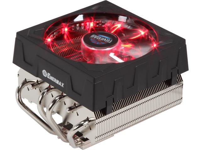 Enermax ETD-T60-VD (Down Flow) CPU Cooler With T.B. Vegas Duo 120mm Red/Blue LED PWM Twister Bearing Fan