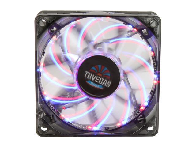 ENERMAX T.B. Vegas Duo UCTVD8A 80mm 2 Color (Blue/Red) LED Case Fan with Changeable Modes