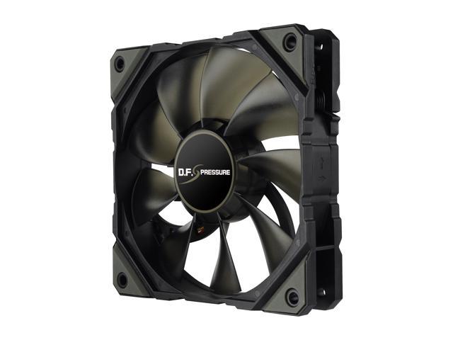 Enermax D.F.Pressure 120mm Dust Free Rotation Technology High Performance 2,200 RPM with 3 peak RPM options Case Fan Single Pack, UCDFP12P