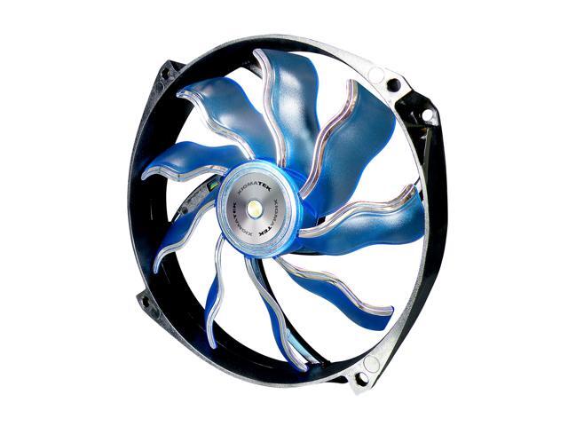 XIGMATEK AOS (Aeronautical Oil System Bearing) XAF-F1456 140mm White LED Blue Case Fan Ultra Quiet Copper Bushing Axis Aeronautical Oil System Bearing