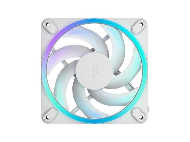 Fractal Design Momentum 12 RGB PWM White 120 mm ARGB LED FDB (Fluid Dynamic Bearing) PC Case Fan