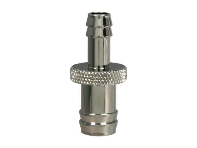 Enzotech FIT-1/4 to 3/8-34L Reducer Fitting ID1/4 to ID3/8 Nickel Plate (Matellic Silver Finish)