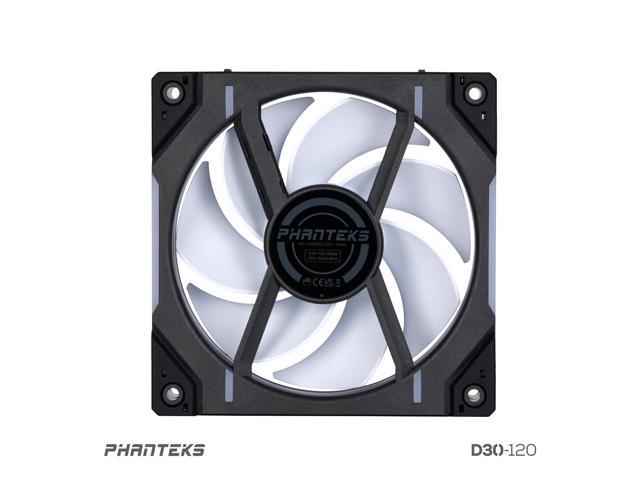 Phanteks D30-120 D30-120, Black, 3 Pack DRGB LED (573) Case Fans