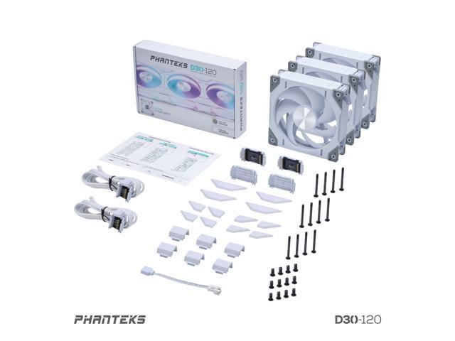 Phanteks D30-120 DRGB PWM FAN 3Pack, Premium D-RGB Performance