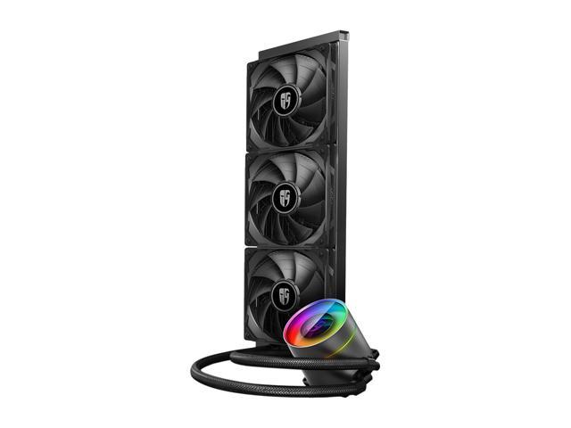 DEEPCOOL Castle 360EX, Addressable RGB AIO Liquid CPU Cooler, Anti-Leak  Technology Inside, Cable Controller and 5V ADD RGB 3-Pin Motherboard  Control, 