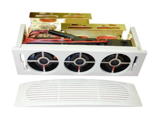 Vantec EC-HK-3F Hard Disk / CD/DVD/CDRW Drive Cooler, for 5.25 bay. 3 fans - OEM