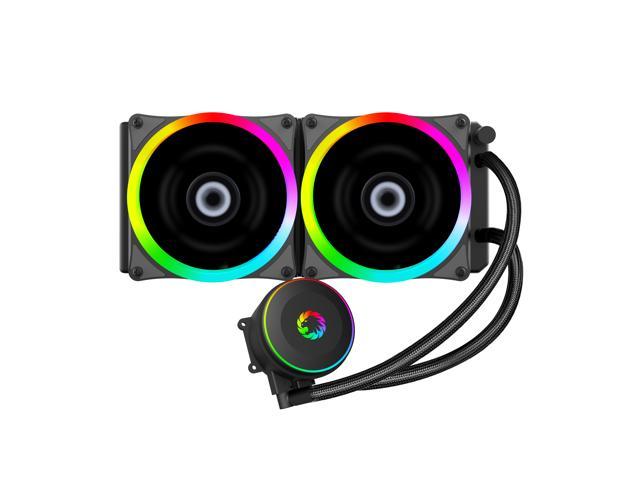 Gamemax Iceberg-240-Rainbow all-in-one Liquid Cooler Rainbow ARGB ...