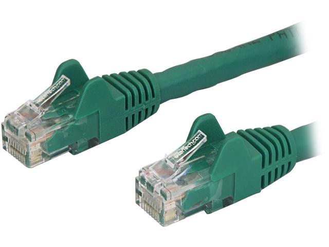1 foot green snagless Cat6 Cat 6 ethernet cord patch cables Pack of 5 