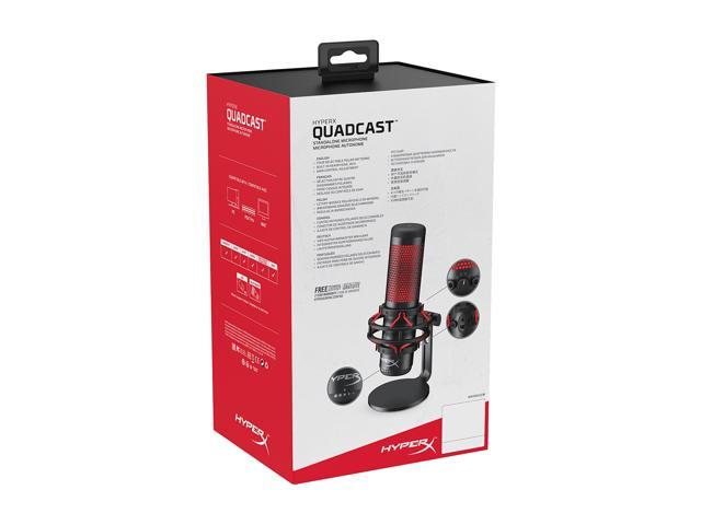 HyperX QuadCast USB Condenser Gaming Microphone for PC - Newegg.com