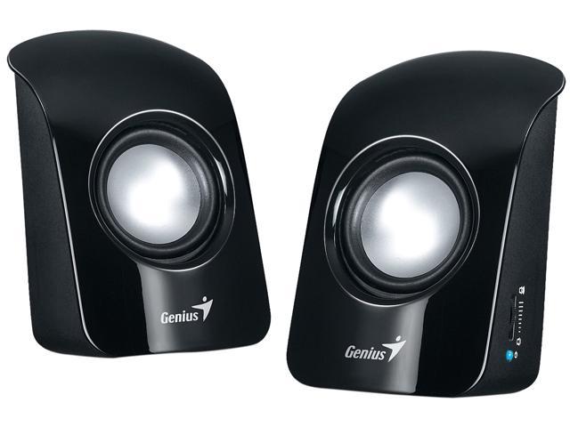 Genius 31731006100 1.5 W 2.0 Stereo USB Powered Speakers Black
