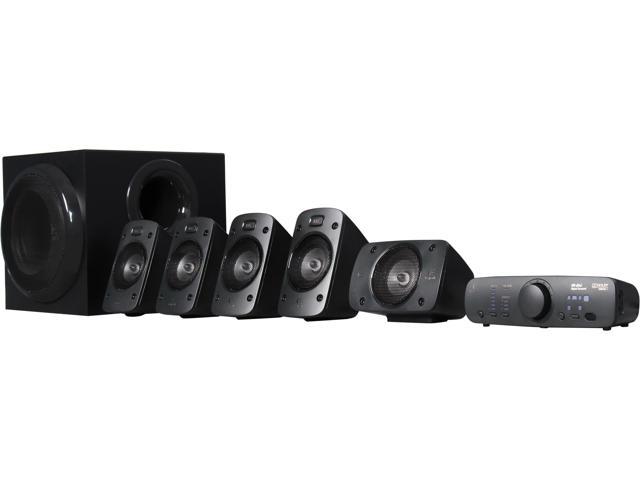 Logitech Recertified 980 000467 Z906 500 Watts 5 1 Surround Sound Speakers Scratch And Dent