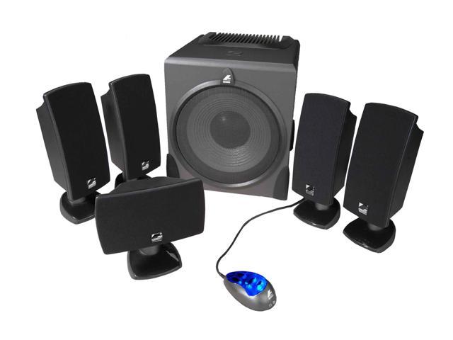 Cyber Acoustics A-5640rb 54 watts 5.1 Digital Ready Subwoofer and Satellite Speaker System
