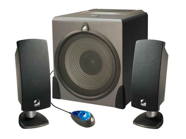Cyber Acoustics A-3640rb 38 watts total RMS 2.1 Subwoofer & Satellite Speaker System