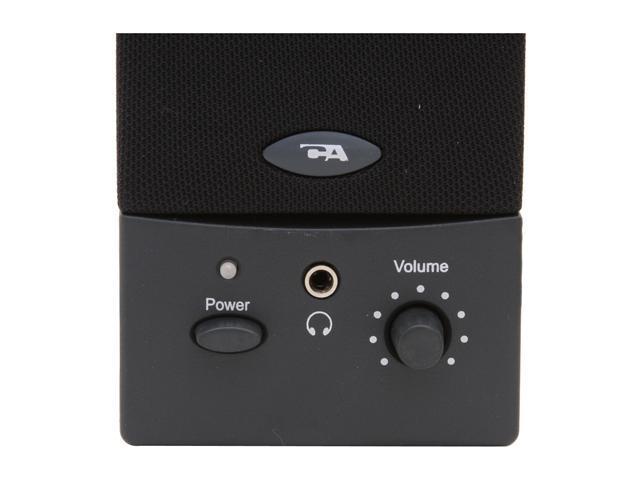 Cyber Acoustics CA-2016 USB 2.0 Speaker System Black Use W/ PC MP3 Phone 