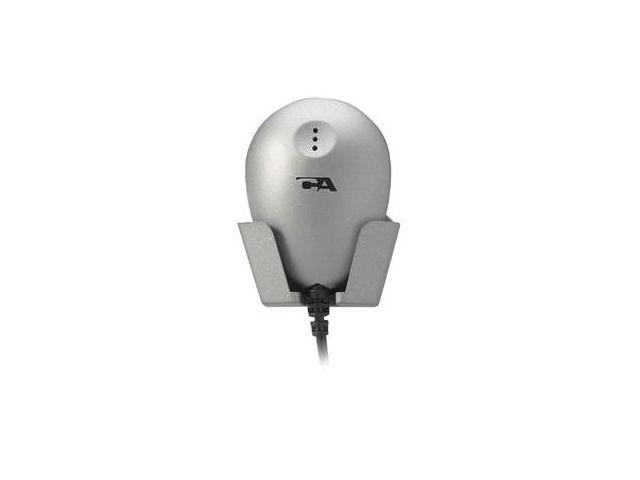 Cyber Acoustics CVL-1124RB Silver Lapel Microphone