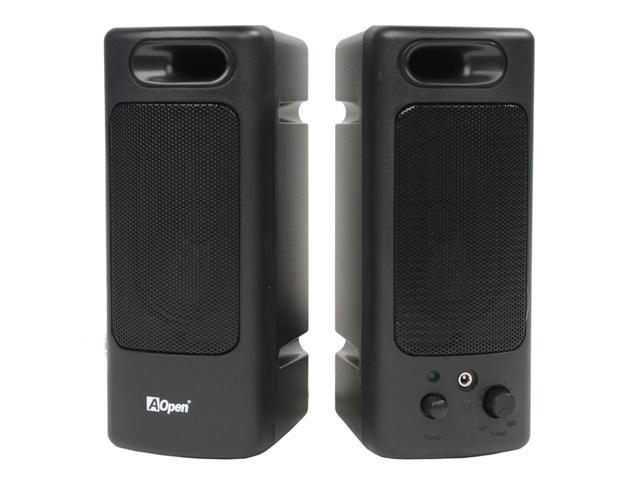 AOpen MA-691B 6 Watts RMS, 140 watts P.M.P.O. 2.0 Speaker