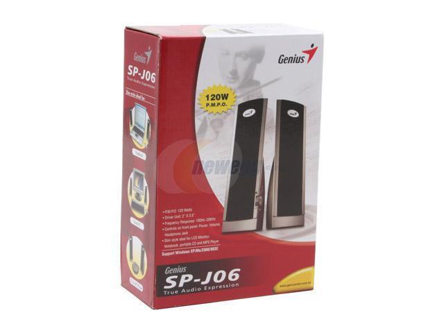 Genius SP-J06 2.0 Thin Flat Speaker - Newegg.com