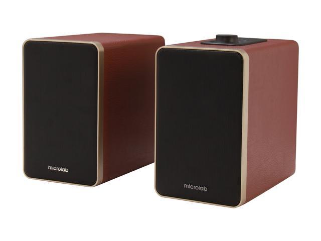 Microlab SP-H21BW 66 Watt 2.0 Bluetooth Wireless Speaker (Brown)