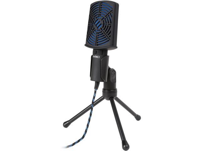 ENHANCE USB Condenser Microphone with Adjustable Stand, Easy Plug 