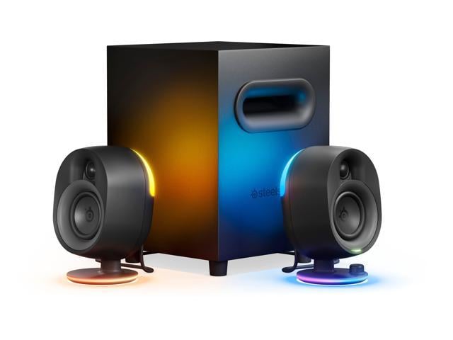 SteelSeries - Arena 7 2.1 Bluetooth Gaming Speakers with RGB Lighting (3 Piece)