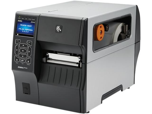 Zebra ZT410 4 Industrial Thermal Transfer Label Printer Color LCD 203dpi Serial USB 