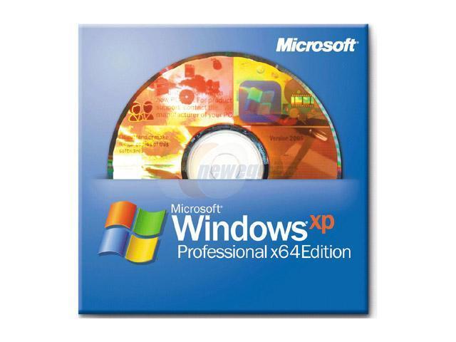 Microsoft Windows XP Professional X64 Edition 1 package - OEM