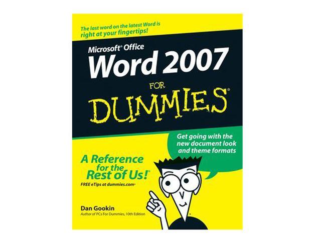 Word 2007 For Dummies - Retail - Newegg.com