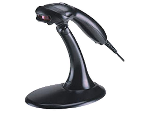 Honeywell MK9520-37A38 Voyager 9520 Single-Line Laser Barcode Scanner - USB kit with Stand and Coiled Cable (Black)