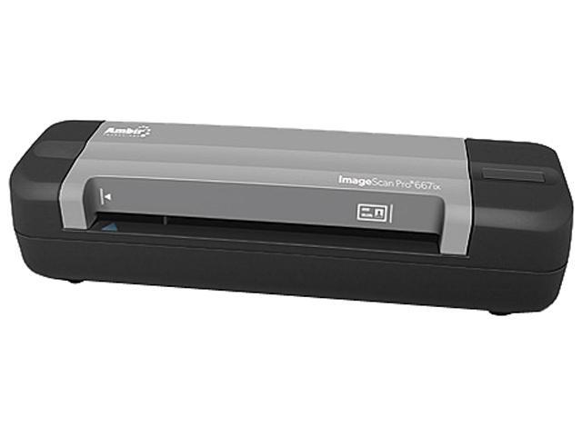 Ambir ImageScan Pro 667ix Simplex Sheetfed ID and Card Scanner - Newegg.com
