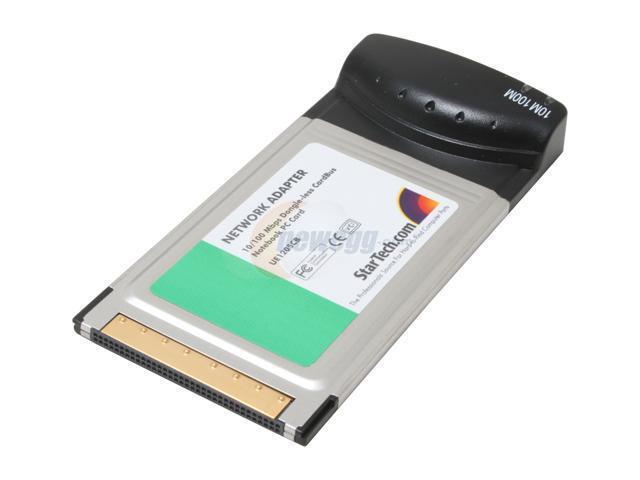 StarTech UE1205CB Dongle-less 10/100Mbps PCMCIA CardBus Ethernet Card