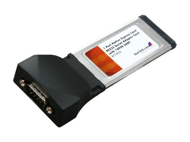StarTech  EC1S952  1 Port Native ExpressCard RS232 Serial Adapter Card with 16952 UART