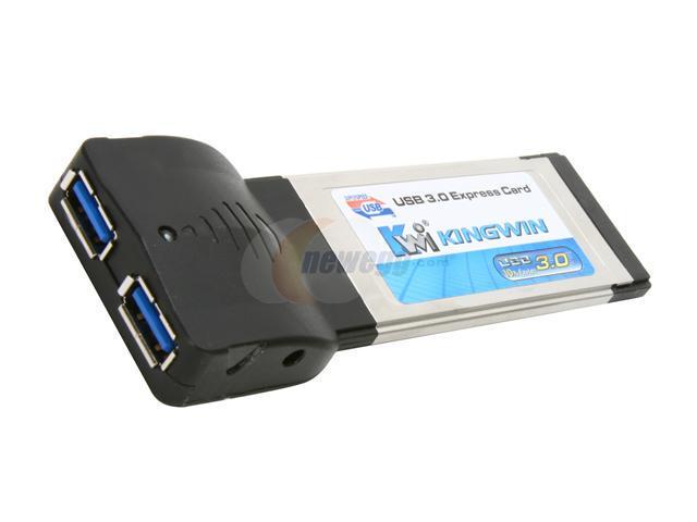 KINGWIN  U3EC2-1 2 Ports USB 3.0 ExpressCard