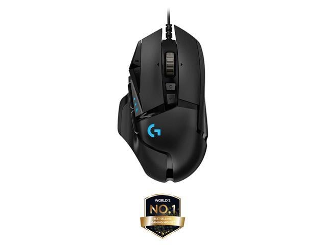 Logitech G502 Hero K/DA High Performance Gaming Mouse - Hero 25K Sensor,  16.8 Million Color LIGHTSYNC RGB, 11 Programmable Buttons, On-Board Memory  