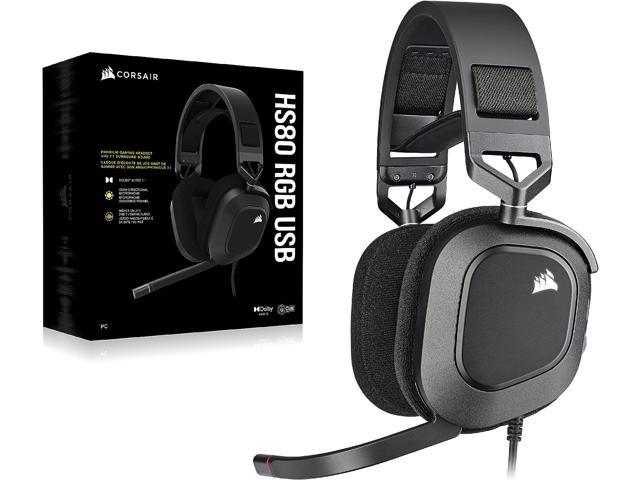 Corsair HS80 RGB USB Premium Gaming Headset with Dolby Audio 7.1 ...