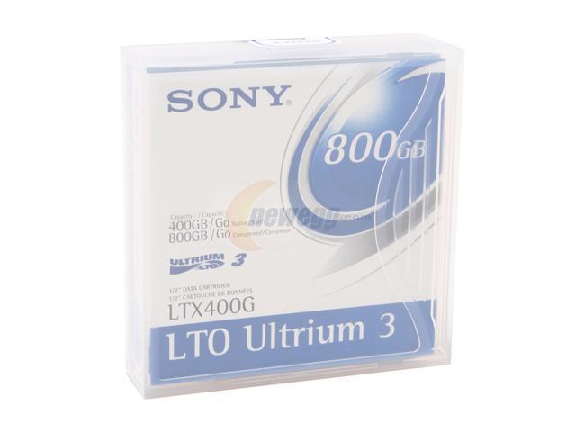 SONY LTX400G 400/800GB LTO Ultrium 3 Tape Media 1 Pack