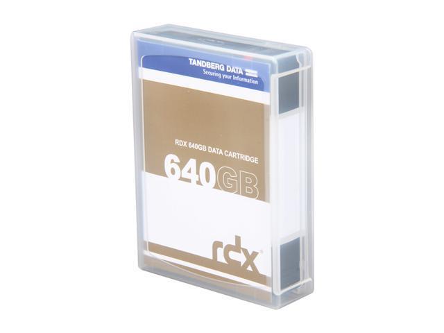 TANDBERG DATA 8592-RDX 640GB RDX QuikStor Cartridge 1 Pack