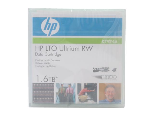 HP C7974A 800/1600GB LTO Ultrium 4 LTO4 Ultrium 1.6TB Read / Write Data Cartridge 1 Pack
