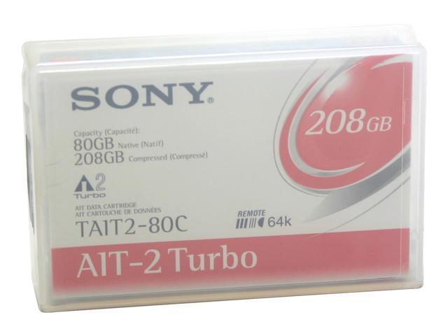 SONY TAIT2-80C 80/208GB AIT2 Turbo Tape Media 1 Pack
