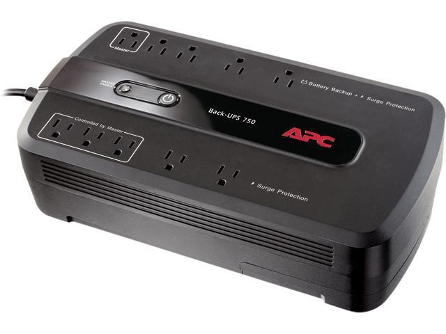 APC BE750G Back-UPS 750 VA 10-outlet Uninterruptible Power Supply (UPS) (Replaced by BE850M2)