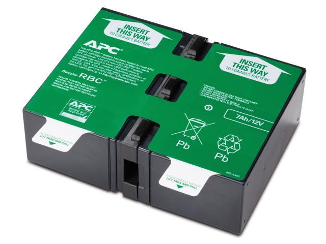 APC UPS Battery Replacement for APC UPS Model BR1000G, BX1350M, BN1350G, BR900GI, BX1000G, BX1300G, SMT750RM2U, SMT750RM2UC, SMT750RM2UNC, and select others (APCRBC123)