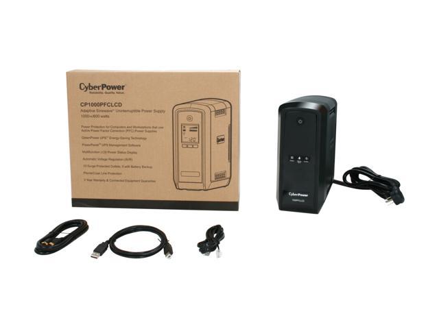 CyberPower UPS 1000VA / 600W PFC compatible - Newegg.com