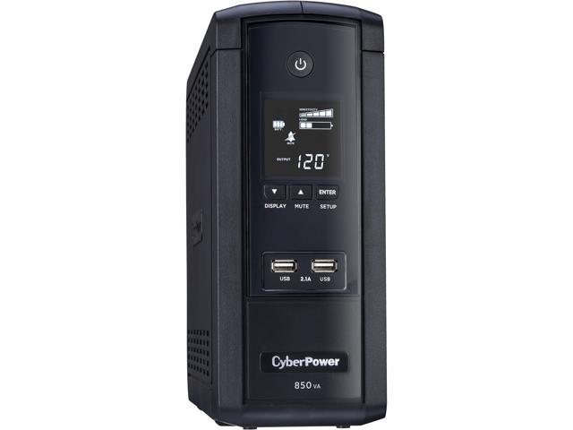 CyberPower BRG850AVRLCD 850 VA / 510 Watts, 10 Outlets, AVR